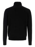 Prada logo-embroidered zip-up cardigan