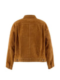 SAINT MXXXXXX x BerBerJin pleated suede jacket