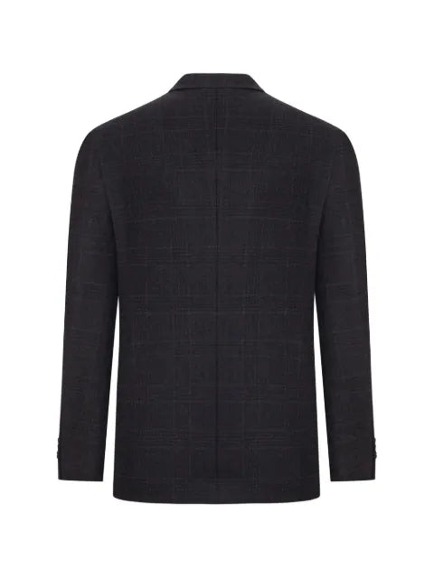Tagliatore Vesuvio check wool blazer