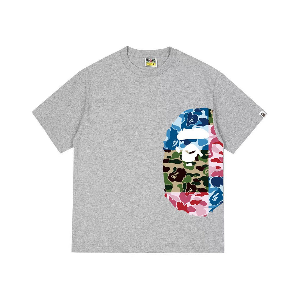 BAPE Multicolor Ape-Head Graphic T-Shirt